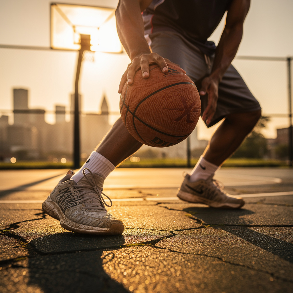 Basketball: Wurf und Dribbling